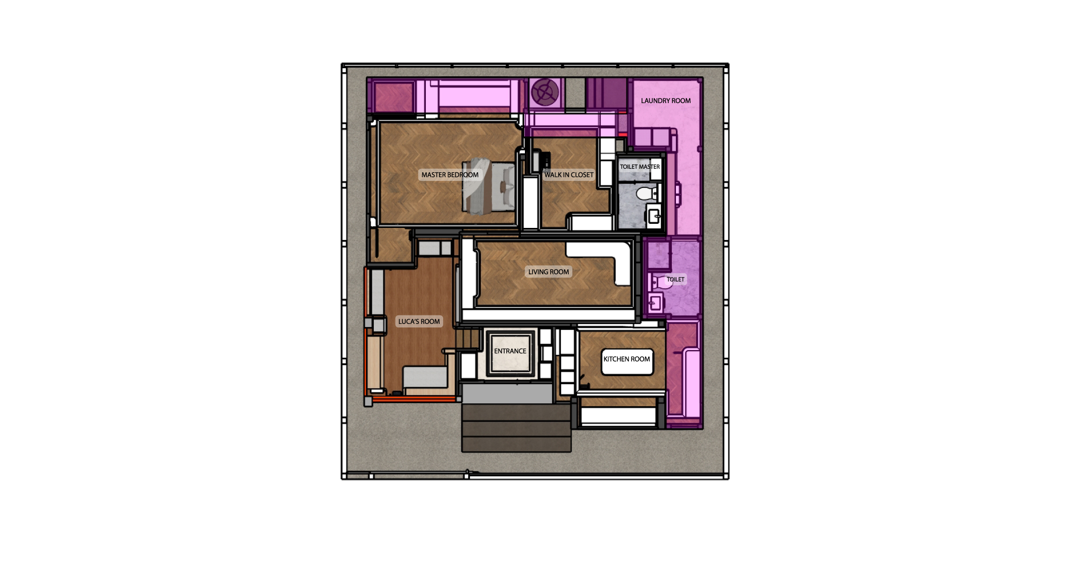 SARAKHAM — ผังบ้าน ROOMPLAN 1